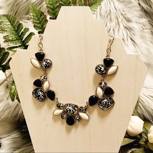 Style & Co Black and White Statement Necklace